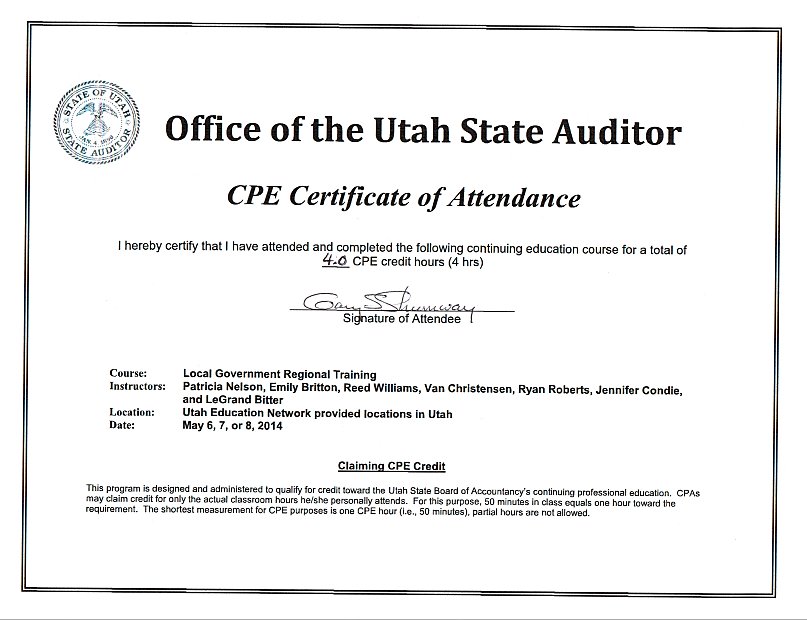 CPE Certification